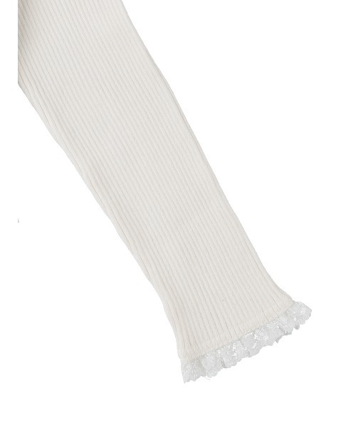 MIRO AMURETTE（ミロアミュレット）の「MIRO lace turtleneck/リブニットトップス（ニット/セーター・レディース・ホワイト・FREE）」の17枚目の写真