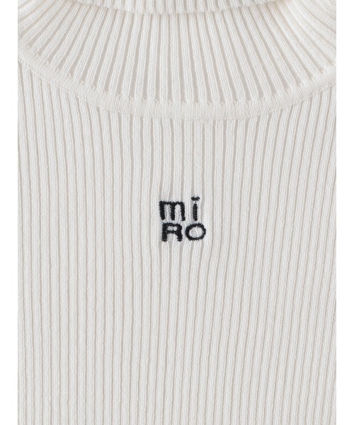 MIRO AMURETTE（ミロアミュレット）の「MIRO lace turtleneck/リブニットトップス（ニット/セーター・レディース・ホワイト・FREE）」の15枚目の写真