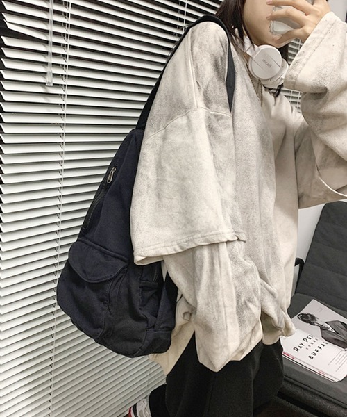 EPICKS（エピックス）の「ベーシックショルダーバッグ ボディバッグ（ショルダーバッグ・レディース・グリーン/ホワイト/ブラック・F）」の10枚目の写真