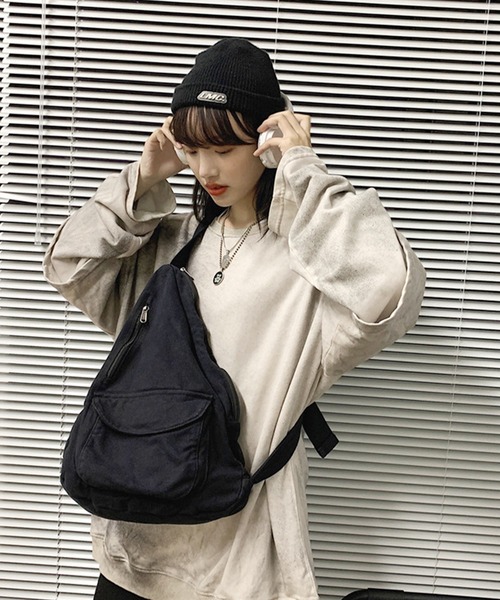 EPICKS（エピックス）の「ベーシックショルダーバッグ ボディバッグ（ショルダーバッグ・レディース・グリーン/ホワイト/ブラック・F）」の16枚目の写真