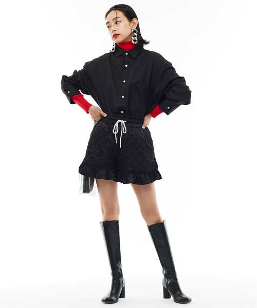 Narcissus（ナルシス）の「【Narcissus】シンプルシャツ（シャツ/ブラウス・レディース・ホワイト/ブラック・FREE）」の10枚目の写真