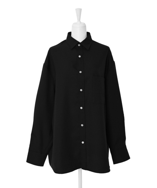 Narcissus（ナルシス）の「【Narcissus】シンプルシャツ（シャツ/ブラウス・レディース・ホワイト/ブラック・FREE）」の9枚目の写真