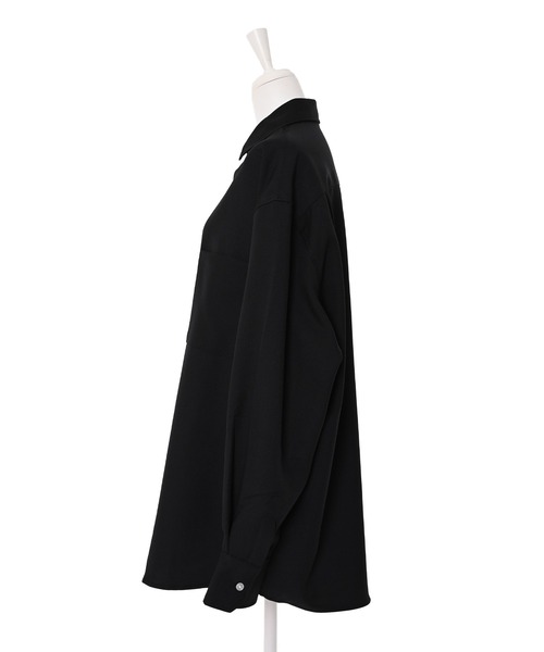 Narcissus（ナルシス）の「【Narcissus】シンプルシャツ（シャツ/ブラウス・レディース・ホワイト/ブラック・FREE）」の4枚目の写真