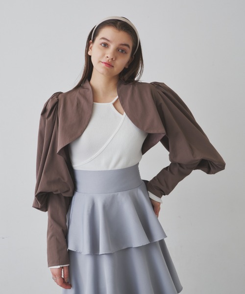 極美品♡ルネ♡ボレロジャケット VIOLETTA（ヴィオレッタ）の「パワショルボレロジャケット（ノー