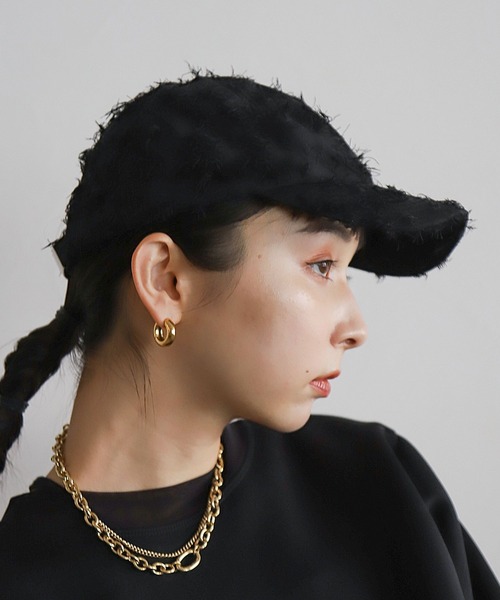 HARE（ハレ）の「スカシジャガードCAP(HARE)（キャップ・レディース・ブラック・FREE）」の9枚目の写真