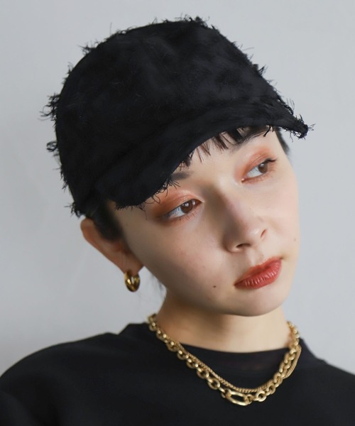 HARE（ハレ）の「スカシジャガードCAP(HARE)（キャップ・レディース・ブラック・FREE）」の13枚目の写真