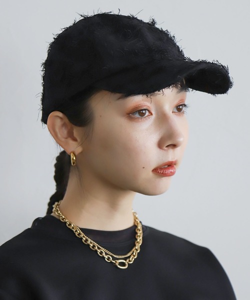 HARE（ハレ）の「スカシジャガードCAP(HARE)（キャップ・レディース・ブラック・FREE）」の15枚目の写真