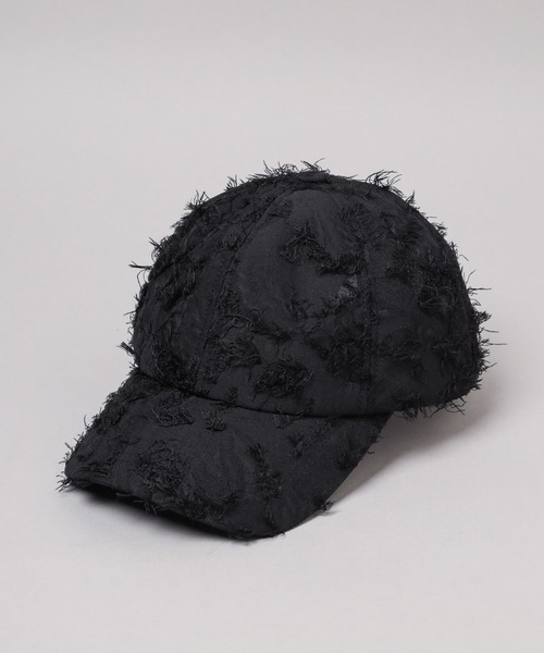 HARE（ハレ）の「スカシジャガードCAP(HARE)（キャップ・レディース・ブラック・FREE）」の3枚目の写真