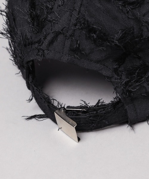 HARE（ハレ）の「スカシジャガードCAP(HARE)（キャップ・レディース・ブラック・FREE）」の4枚目の写真