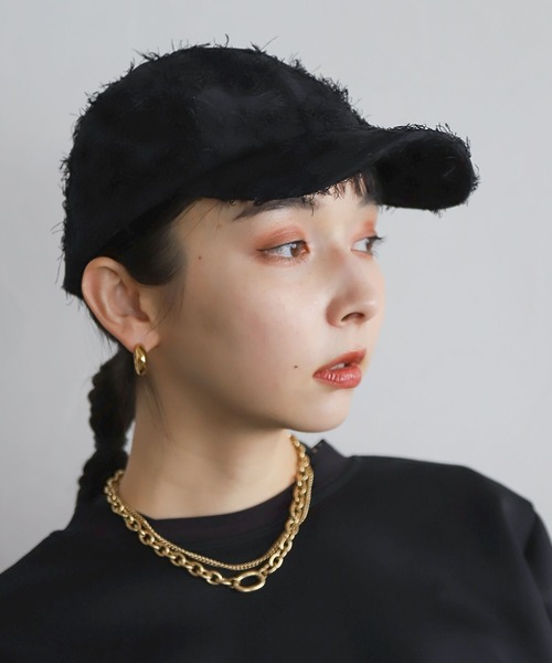 HARE（ハレ）の「スカシジャガードCAP(HARE)（キャップ・レディース・ブラック・FREE）」の18枚目の写真