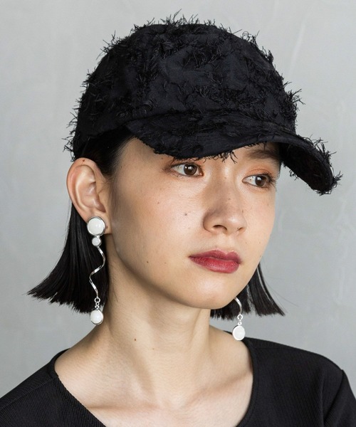 HARE（ハレ）の「スカシジャガードCAP(HARE)（キャップ・レディース・ブラック・FREE）」の17枚目の写真