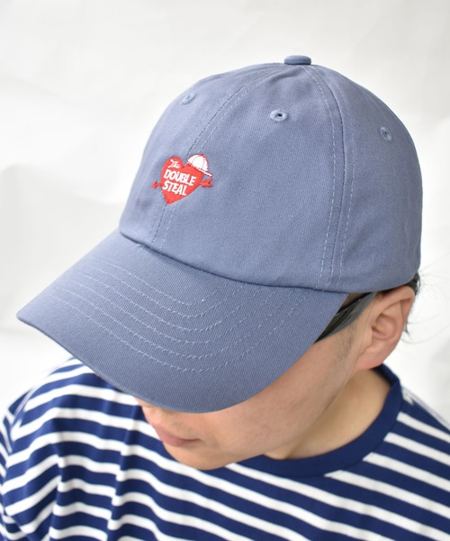 DOUBLE STEAL（ダブルスティール）の「ハート刺繍 cap（キャップ・メンズ・ブラック/サンドベージュ/グレイッシュブルー・FREE）」の8枚目の写真