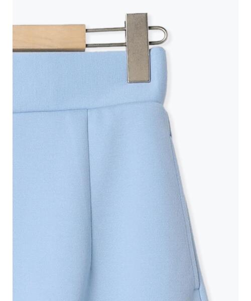 Samansa Mos2 blue（サマンサモスモスブルー）の「カットナロースカート(セットアップ可)（スカート・レディース・ライトベージュ/ブルー/グリーン/シルバーグレー/ブラック・ﾌﾘ-）」の9枚目の写真