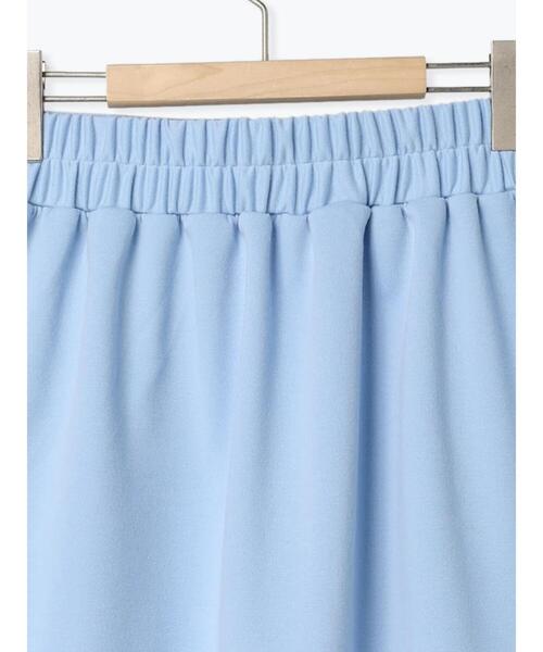 Samansa Mos2 blue（サマンサモスモスブルー）の「カットナロースカート(セットアップ可)（スカート・レディース・ライトベージュ/ブルー/グリーン/シルバーグレー/ブラック・ﾌﾘ-）」の7枚目の写真