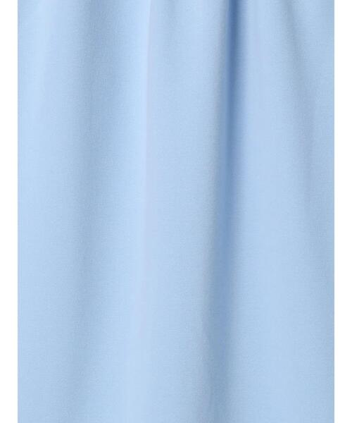 Samansa Mos2 blue（サマンサモスモスブルー）の「カットナロースカート(セットアップ可)（スカート・レディース・ライトベージュ/ブルー/グリーン/シルバーグレー/ブラック・ﾌﾘ-）」の6枚目の写真