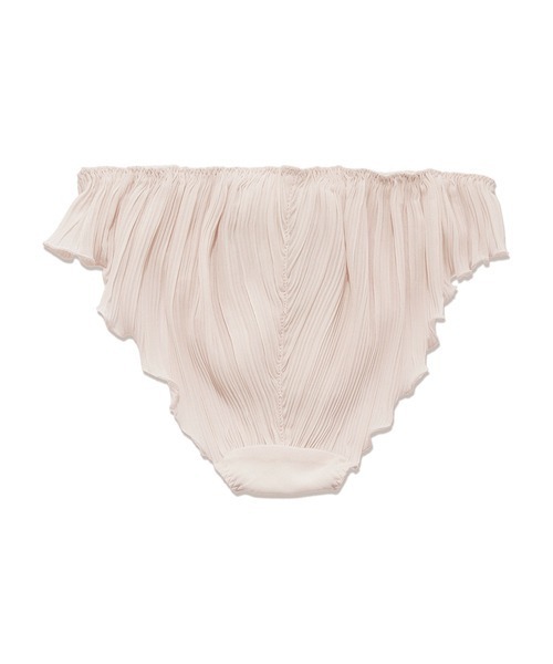 gelato pique（ジェラートピケ）の「プリーツシフォンブラ＆ショーツ（ブラ&ショーツ・レディース・オフホワイト/ピンク・FREE）」の16枚目の写真