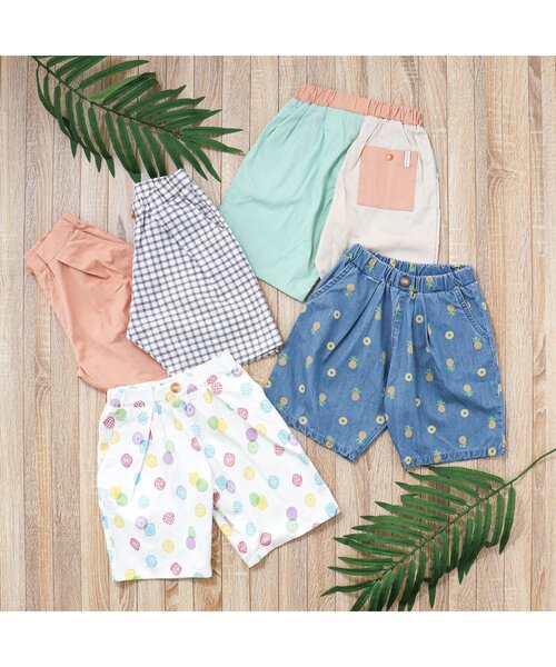 セール】ゆったりハーフパンツ/7days Style pants_5分丈