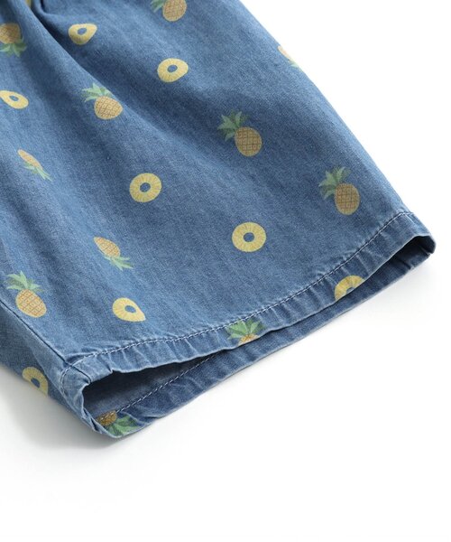 apres les cours（アプレレクール）の「ゆったりハーフパンツ/7days Style pants_５分丈（その他パンツ・キッズ・キナリ/チェック/レインボー/オレンジ/ブルー・80/90/100/110/120/130）」の13枚目の写真