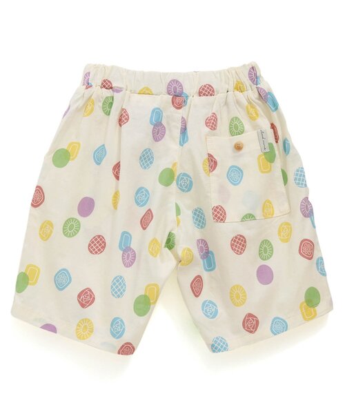 apres les cours（アプレレクール）の「ゆったりハーフパンツ/7days Style pants_５分丈（その他パンツ・キッズ・キナリ/チェック/レインボー/オレンジ/ブルー・80/90/100/110/120/130）」の18枚目の写真