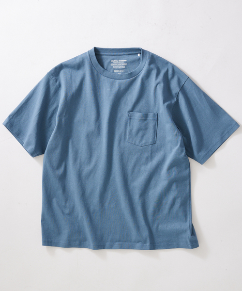 JOURNAL STANDARD（ジャーナルスタンダード）の「USコットン 汗染み防止 ポケットTシャツ（Tシャツ/カットソー・メンズ・ワインレッド/ホワイト系その他/クリアブルー/ブラック系その他/ライトグレー/ホワイト・X-LARGE/MEDIUM/LARGE/SMALL）」の5枚目の写真