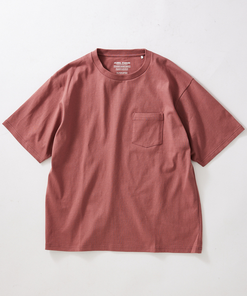 JOURNAL STANDARD（ジャーナルスタンダード）の「USコットン 汗染み防止 ポケットTシャツ（Tシャツ/カットソー・メンズ・ワインレッド/ホワイト系その他/クリアブルー/ブラック系その他/ライトグレー/ホワイト・X-LARGE/MEDIUM/LARGE/SMALL）」の6枚目の写真