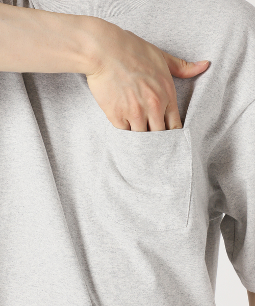 JOURNAL STANDARD（ジャーナルスタンダード）の「USコットン 汗染み防止 ポケットTシャツ（Tシャツ/カットソー・メンズ・ワインレッド/ホワイト系その他/クリアブルー/ブラック系その他/ライトグレー/ホワイト・X-LARGE/MEDIUM/LARGE/SMALL）」の16枚目の写真