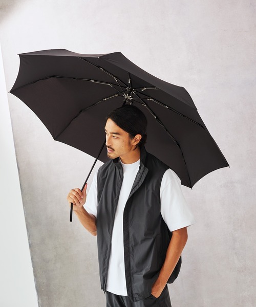 Waterfront(ウォーターフロント)の「【風に強く大きい】富山サンダー インバッグ 70(折りたたみ傘・メンズ・ネイビー/グレー/ブラック・FREE)」の1枚目の写真