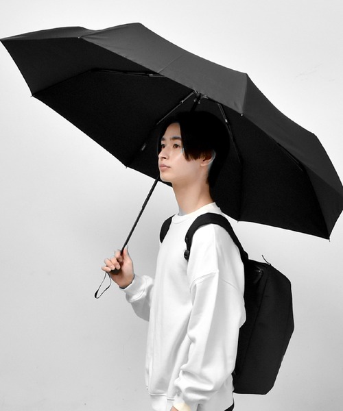 Waterfront(ウォーターフロント)の「【風に強く大きい】富山サンダー インバッグ 70(折りたたみ傘・メンズ・ネイビー/グレー/ブラック・FREE)」の19枚目の写真