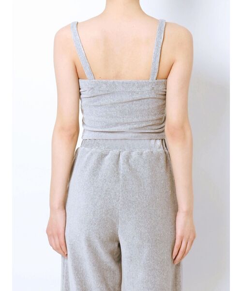 GYDA ジェイダ フロントボタン コーデュロイ ビスチェ キャミ トップス GYDA（ジェイダ）の「【SET着用可】フロントボタンカット