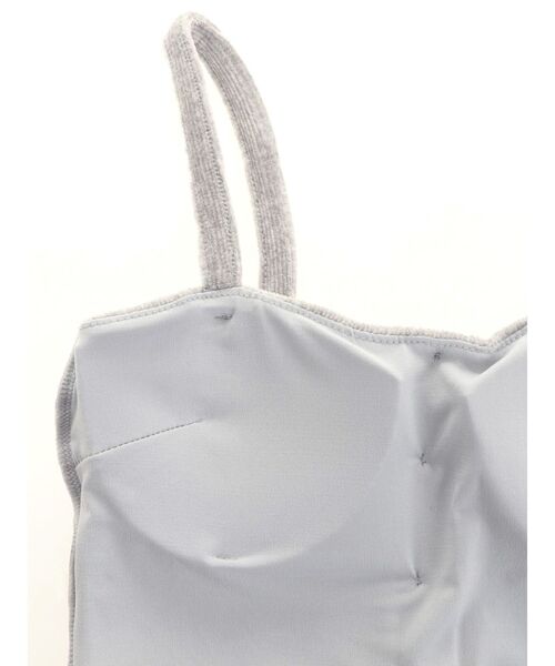 GYDA（ジェイダ）の「【SET着用可】フロントボタンカットコーデュロイビスチェ（キャミソール・レディース・グレー/ブラック/ブラウン・FREE）」の22枚目の写真