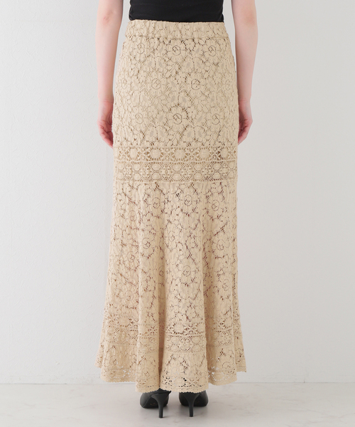 未使用⭐︎ Deuxieme Classe Lace Maxi スカート Lace Tiered スカート（その他スカート）｜Deuxieme Classe