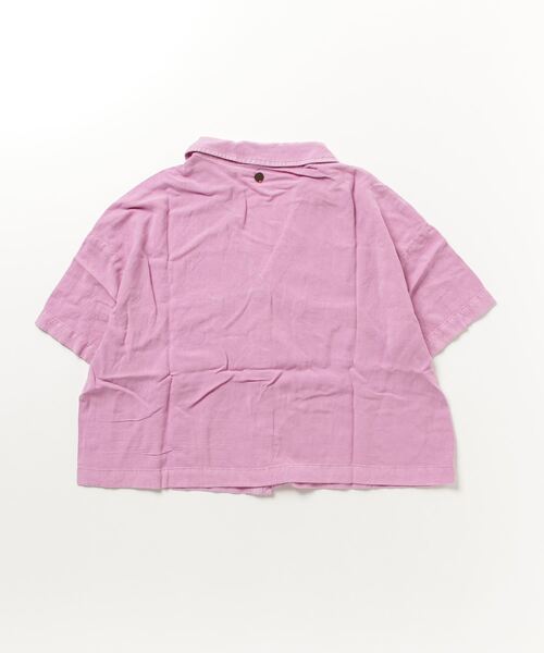 rip curl(リップカール)の「【RIPCURL(リップカール)】レディースプレミアムリネン半袖シャツ PREMIUM LINEN SHIRT(シャツ/ブラウス・レディース・オフホワイト/バイオレット・MEDIUM/SMALL/X-SMALL)」の6枚目の写真