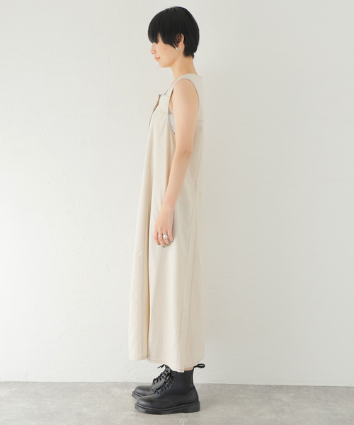 JOINT WORKS(ジョイントワークス)の「【COMMRE/コムル】配色ステッチ サマーワンピース(ワンピース・レディース・ブラック/アイボリー・FREE)」の14枚目の写真