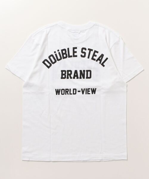 DOUBLE STEAL(ダブルスティール)の「EVERLASTコラボ Tシャツ(Tシャツ/カットソー・メンズ・ホワイト/ブラック・MEDIUM/LARGE/X-LARGE/XX-LARGE)」の11枚目の写真