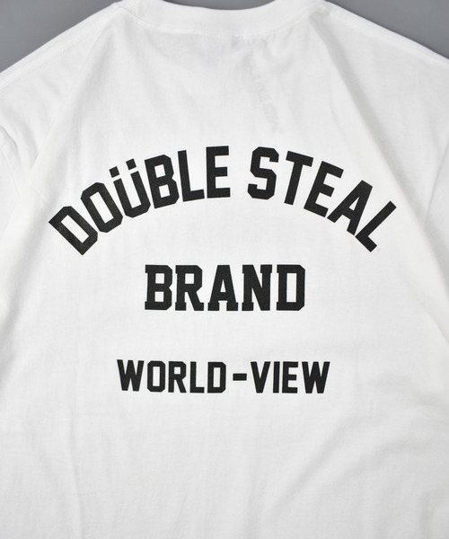 DOUBLE STEAL(ダブルスティール)の「EVERLASTコラボ Tシャツ(Tシャツ/カットソー・メンズ・ホワイト/ブラック・MEDIUM/LARGE/X-LARGE/XX-LARGE)」の13枚目の写真