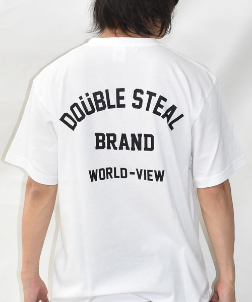 DOUBLE STEAL(ダブルスティール)の「EVERLASTコラボ Tシャツ(Tシャツ/カットソー・メンズ・ホワイト/ブラック・MEDIUM/LARGE/X-LARGE/XX-LARGE)」の7枚目の写真