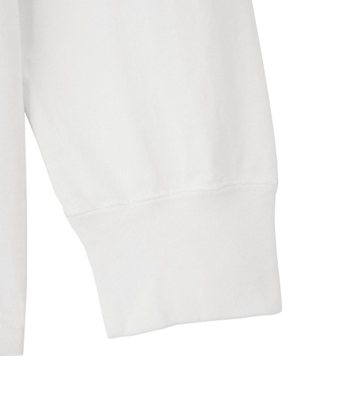 X-girl（エックスガール）の「FACE L/S TEE（Tシャツ/カットソー・レディース・ブラック/ホワイト・S/M/L/XL）」の6枚目の写真