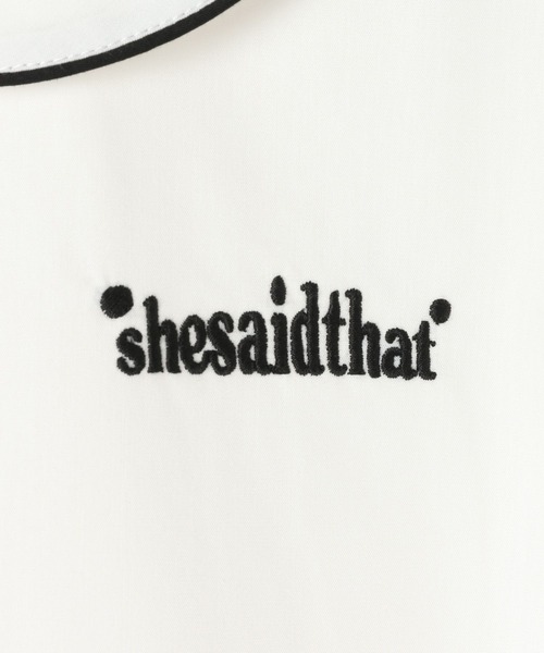 niko and...(ニコアンド)の「【she said that (シー セッド ザット)】コラボラウンドカラーブラウス(シャツ/ブラウス・レディース・ホワイト/オフホワイト・MEDIUM/LARGE)」の17枚目の写真