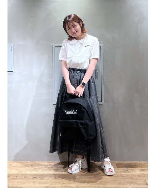 niko and...(ニコアンド)の「【she said that (シー セッド ザット)】コラボラウンドカラーブラウス(シャツ/ブラウス・レディース・ホワイト/オフホワイト・MEDIUM/LARGE)」の21枚目の写真