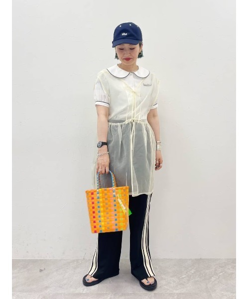 niko and...(ニコアンド)の「【she said that (シー セッド ザット)】コラボラウンドカラーブラウス(シャツ/ブラウス・レディース・ホワイト/オフホワイト・MEDIUM/LARGE)」の22枚目の写真