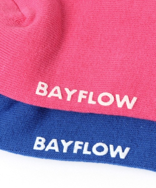 BAYFLOW（ベイフロー）の「刺繍カラーソックス(KIDS)（ソックス/靴下・キッズ・ブラック/ブルー/ピンク/レッド/ライトグリーン/ラベンダー・MEDIUM/LARGE）」の19枚目の写真