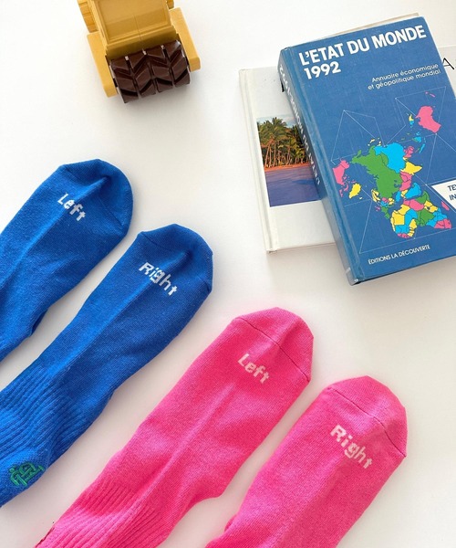 BAYFLOW（ベイフロー）の「刺繍カラーソックス(KIDS)（ソックス/靴下・キッズ・ブラック/ブルー/ピンク/レッド/ライトグリーン/ラベンダー・MEDIUM/LARGE）」の22枚目の写真