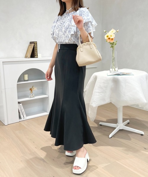 apres jour(アプレジュール)の「ストラップデザインブラウス【ZOZOTOWN限定アイテム】(シャツ/ブラウス・レディース・ピンクベージュ/ブラック系その他/オフホワイト/サックスブルー・フリー/X-LARGE)」の21枚目の写真