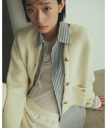 emmi ストライプシャツ エミ ONLINE限定カラーあり ストライプベーシックシャツ emmi