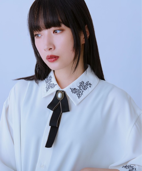 Ellno Loset(エルノロゼット)の「リボンタイ(蝶ネクタイ・メンズ・ブラック/グレー・FREE)」の4枚目の写真