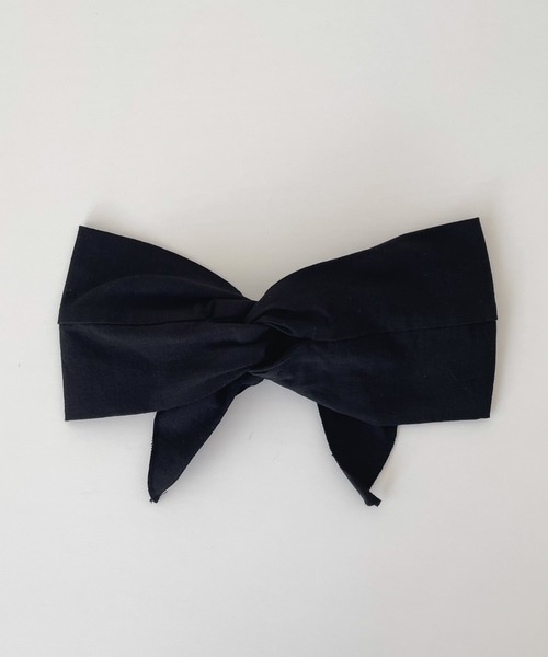 CANAL JEAN(キャナルジーン)の「arc ヘアターバン(ヘアバンド・レディース・キャメル/ブラック・ONE SIZE)」の7枚目の写真