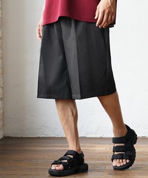 MinoriTY | 【MinoriTY】さらさら夏のとろみ素材ハーフパンツ ショートパンツ ショーツ メンズ 夏服 センタープレス(その他パンツ)
