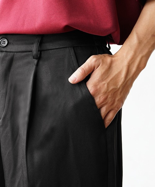 MinoriTY(マイノリティ)の「【MinoriTY】さらさら夏のとろみ素材ハーフパンツ ショートパンツ ショーツ メンズ 夏服 センタープレス(その他パンツ・メンズ・アイボリー/ブラック/グレー/グリーン・M/L/S)」の18枚目の写真