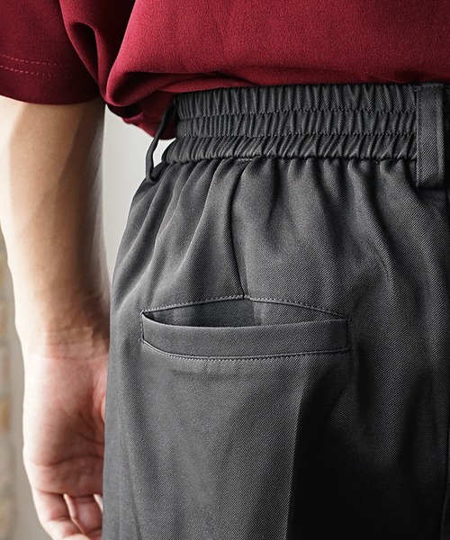 MinoriTY(マイノリティ)の「【MinoriTY】さらさら夏のとろみ素材ハーフパンツ ショートパンツ ショーツ メンズ 夏服 センタープレス(その他パンツ・メンズ・アイボリー/ブラック/グレー/グリーン・M/L/S)」の21枚目の写真