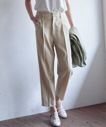 リネンライクテーパードパンツ